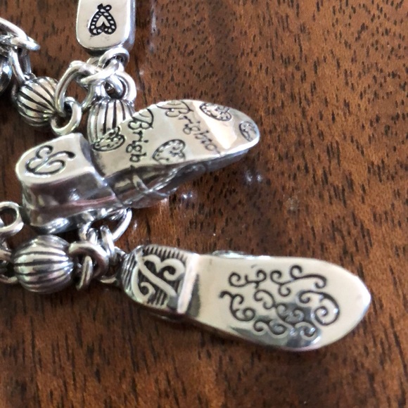 NWT Brighton retired “I Love Shoes” Charm Bracelet - Picture 9 of 12
